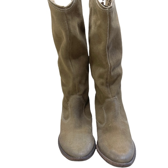 MIA Taupe Suede Western Boots - NWOT - Picture 2 of 8